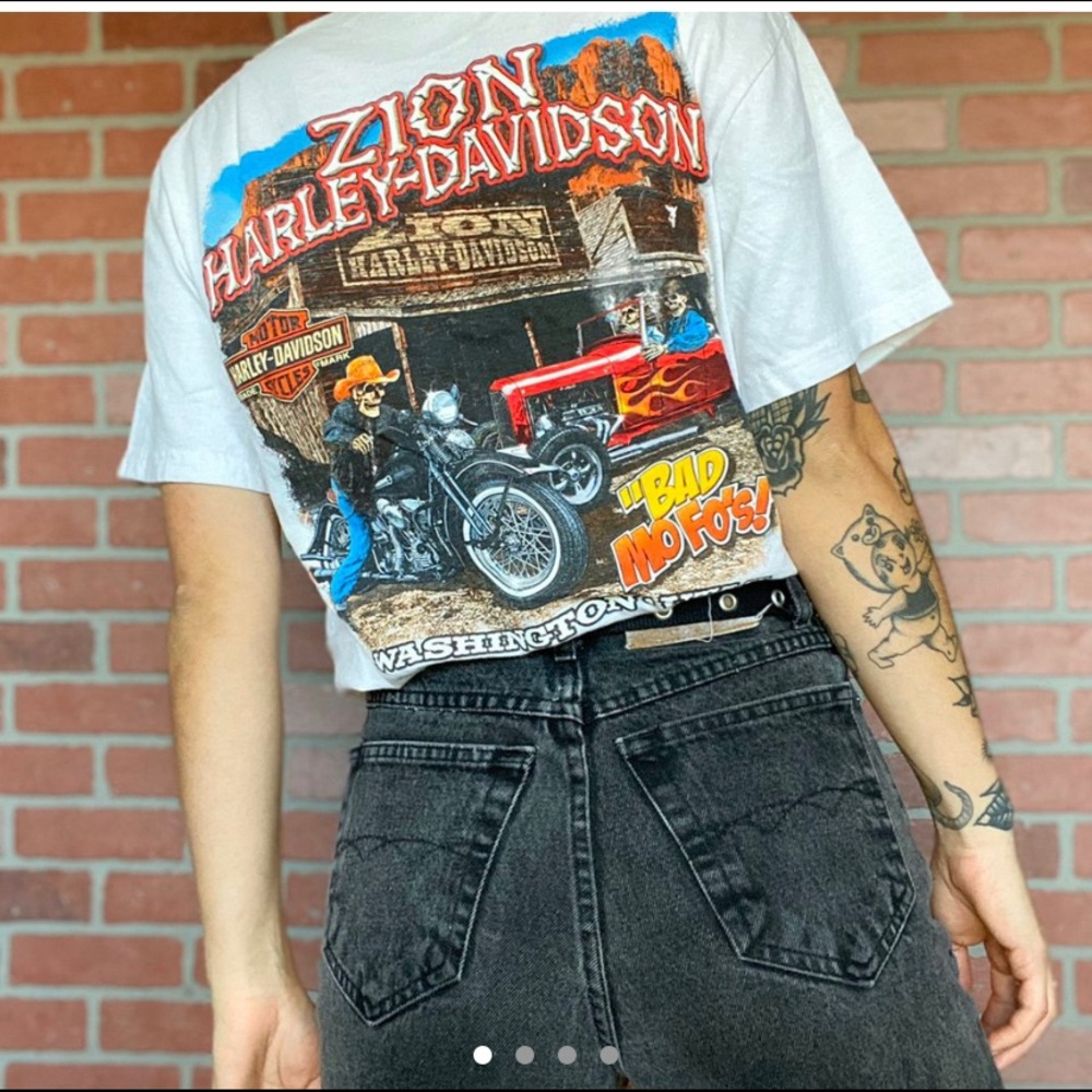 Vintage Graphic Tee Harley- Davidson